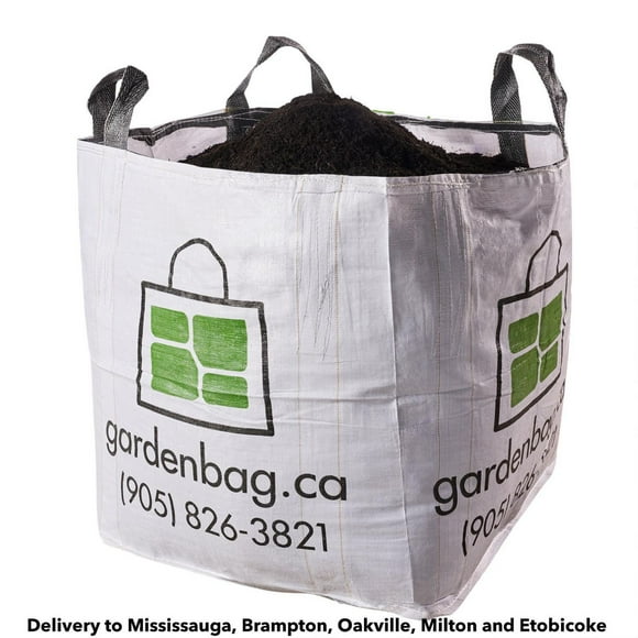 Garden Bag, 1 Cubic Yard Garden and Landscape Bulk Bag Delivered, Overseeding Soil