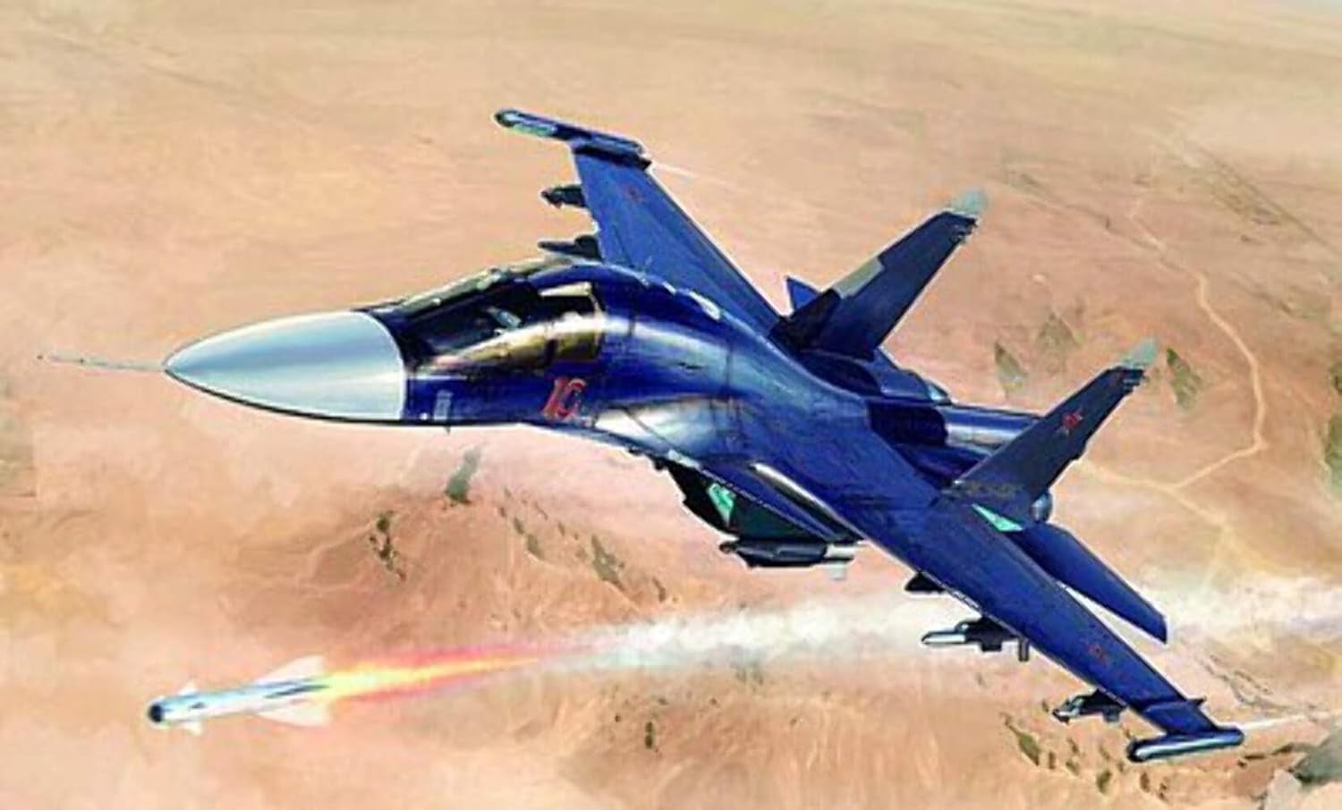Trumpeter 01652 1/72 Russian Su-34 Fullback Fighter-Bomber Plastic Aircraft Kits