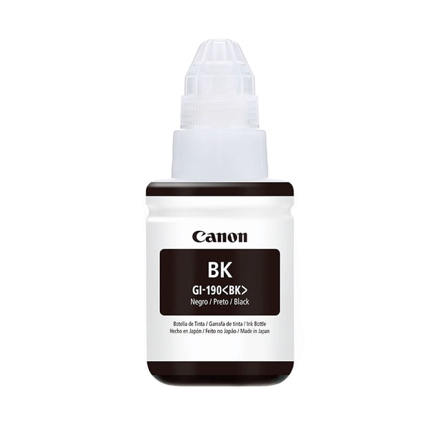 Tinta Canon GI 190 BK / 0667C001AB / Negro / 6000 páginas / PIXMA