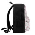 thumbnail image 5 of Zufioo Cute Bow Tie Pattern Adult Backpack,Wear-resistant and Breathable Multi-pocket Backpack, Suitable for Travel, Business and Outdoor Activities, 5 of 9