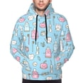 thumbnail image 4 of Hoodies for Men - Funny Cute Teeth Long Sleeve Comfrt Men'S Fashion Hoodies & Sweatshirts, Sweatshirts for Men Hoodies Pullover Clothing Clothes with Pouch, 4 of 7