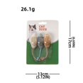 thumbnail image 3 of Juego De Juguetes De Simulación Para Gatos Juguetes De Plumas Para Morder Y Rascar, 3 of 6