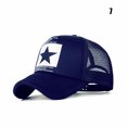 thumbnail image 1 of CAROOTU Cap Baseball Star Print Cap Casual Sun Protection Sun Hat Polyester Hat, 1 of 6
