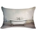 thumbnail image 3 of Bathtub Throw Pillow Covers 1 Set Super Soft Pillow Shams Covers with Zipper, Living Room Farmhouse Decor Giftsations, 20x40 Inch, 3 of 7