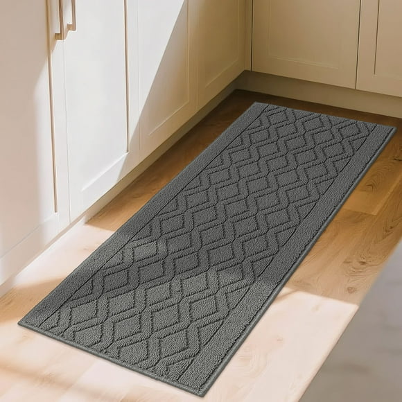 Alfombras de cocina COSY HOMEER, 50 x 120 cm, antideslizantes, color gris