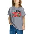 thumbnail image 3 of Fiudx Blusas Navideñas, Camisas Suaves para Niños, Blusas de Diseño Moderno para Niñas, Camisetas Casuals para Niños, Atuendos Diarios para Viajes Escolares, Ropa para Niños y Niñas, Lavado a Mano., 3 of 4