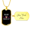 thumbnail image 4 of Qui Aime Sibérien Collier de Chat en Acier Inoxydable Ou 18k or Chien Tag 24, 4 of 8