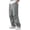 Grey, variant on Men's Baggy Track Pants Losse Fit Lightweight Sweatpants Wide Straight Leg Parachute Pants Streetwear Grey 2Xl