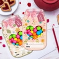 thumbnail image 5 of PPKVUFD 24 Pack Valentine’s Day Cards – DIY Mason Jar Valentine Exchange Cards with Treat Bags, 6 Cute Designs Candy Holder Cards for Party Favors (Candy Not Included), 5 of 9