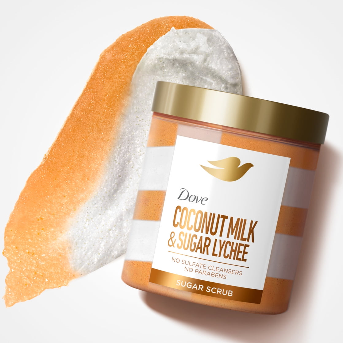 Dove Body Scrub Coconut & Sugar Lychee, 15 oz