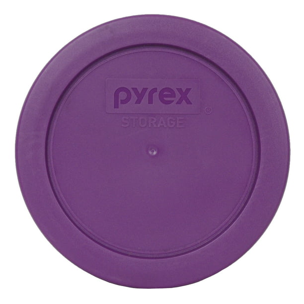Pyrex 7200PC Thistle Purple 5in. Round Plastic Storage Replacement Lid Cover