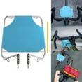 thumbnail image 2 of Metal Bike Basket, Front Rack Carrier Panniers Bag Luggage Shelf Bracket Trunk for Bicycle Part Road Cycling MTB Bicycle Accessories(Blue), 2 of 8