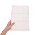 thumbnail image 5 of OUNONA 50Pcs Calligraphy Rice Paper Sheets with Grid Layout Durable Semi Raw Xuan Paper for Chinese Writing Practice, 5 of 7