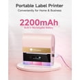 thumbnail image 3 of Impresora de etiquetas Phomemo M260 Pink Bluetooth 2025 Upgrade, 3 of 7