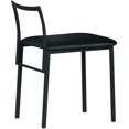 thumbnail image 1 of Chaise Rembourrée Simple Noire 26 x 17 x 19 x 26, 1 of 1