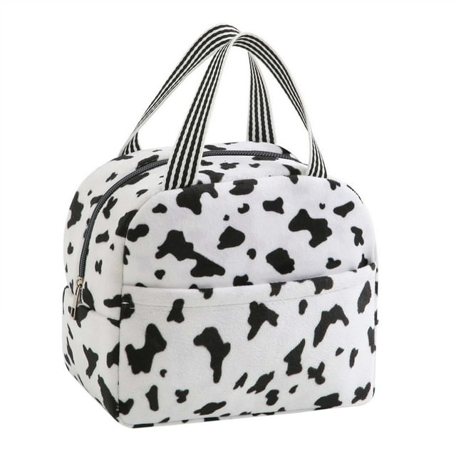 Lunch Bag - Practical Animal Print Thermal Insulation Bag for Portable Heating Lunches Travel Picnics Work to School with Rice Bag Bento