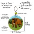 thumbnail image 2 of Ruth's Ethical Goods Mammoth Christmas Tree Ornament - Art Glass Light Catcher, 2 of 6