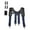 Black and Blue, variant on Kuntesetty Tool Belt Suspender 4 Point Tool Belt Harness for Carpenter Farmer Repairmen Black