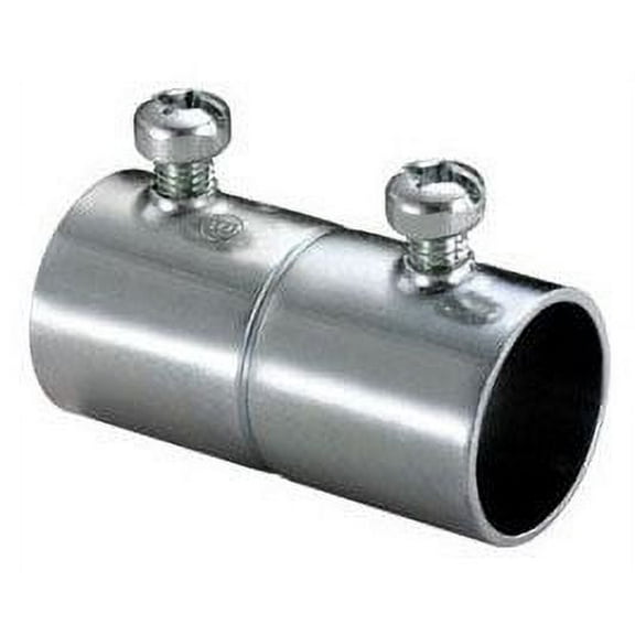 Bridgeport Fittings 240, EMT Coupling, 1/2 Set Screw Cplg. Steel, 1 PC