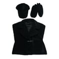 thumbnail image 2 of Time and Tru Womens Faux Shearling Vest, Black, 2 of 8