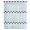 Green Blue, variant on Teal Chevron Sheer Curtains 96 Inches Long, Ombre Geometric Ocean Wave V-shaped Light Filering Curtains, Privacy Drapes Simi Floor to Veiling Curtain for Living Room Bedroom Large Window Treatment