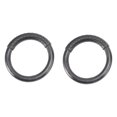 thumbnail image 3 of OULII 1Pair Fitness Ring for Home Black Durable Gymnastic Rings for Strength Rows and Muscle Activation, 3 of 6