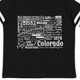 thumbnail image 4 of Inktastic Colorado Word Salad- State Outline Boys or Girls Toddler T-Shirt, 4 of 5