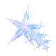 thumbnail image 2 of 4 Uds. De estrellas iridiscentes, decoraciones colgantes de Navidad, adornos de estrella de cinco puntas para árbol, suministros para fiestas, pancarta de fondo de boda, 2 of 3