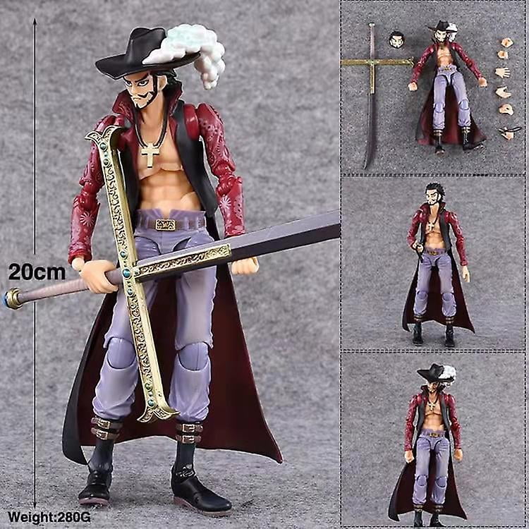 Benyan Anime One Piece Maximum Dracule Mihawk Pvc Action Figures Collectibles Toys For Gifts Exquisite