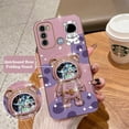 thumbnail image 2 of Funda Con Soporte De Teléfono Para Motorola Moto G60 G62 G72 G50 G52 G53 G30 G42 G82 G22 G60S De Astronauta De Arenas Movedizas, 2 of 4