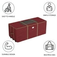 thumbnail image 4 of Elf Stor Christmas Tree Storage Bag with Wheels for 9-Foot Fake Trees (Red), 4 of 7