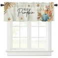 thumbnail image 2 of Autumn Thanksgiving Blue Orange Retro Living Room The Bedroom Home Interior Room Decoration Drapes Kitchen Curtains, 2 of 6