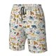 thumbnail image 4 of Balery Dogs Funny Pets Traje de Baño Estilo Hawaiano para Hombre, Shorts de Secado Rápido con Bolsillos-Medium, 4 of 6