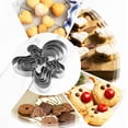 thumbnail image 4 of CAROOTU Christmas Cookie Cutter Tools Stainless Steel Gingerbread Men Shaped Holiday Biscuit Mold Kitchen, 4 of 7