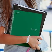 Five Star Wirebound Notebook, 1 Subject, Wide Ruled, Forest Green (930010CE1-WMT)