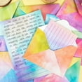 thumbnail image 6 of 160 Pcs Stationery Paper Set 50 Double Sided Stationery Papers with 50 Matching Envelopes and 60 Round Dot Sticker, 10 Design (Watercolor, 5.5 x 8.25 Inch), 6 of 7