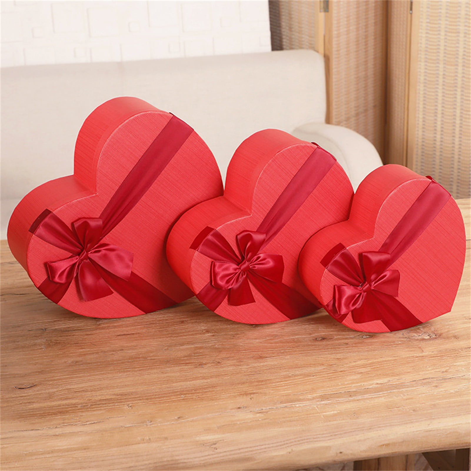 Visland 5PCS Bowknot Flower Packaging Box Rose Flower Box Paper Bag Single  Bouquet Box Valentine's Day Birthday Party Christmas Gift 