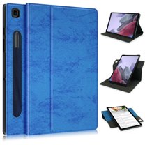Dteck Case for Samsung Galaxy Tab A7 Lite 8.7 2021 Release (SM-T220 / T225), 90 Degree Rotating PU Leather Hybrid PC Hard Back Cover Case Fit Samsung Galaxy Tab A7 Lite 8.7 2021 Tablet, Darkblue