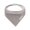 Light gray, variant on Cotton Bib 2-layer Three-cornered Baby Feeding Bib Soft & Comfortable Saliva Towel Newborns Burping Cloth Unisex