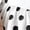 White, variant on White Polka Dot A-Line Midi Skirt For Women, Flowing Cotton Skirt With Elastic Waistband