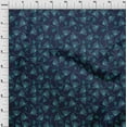 thumbnail image 3 of oneOone Viscose Jersey Fabric Leaves & Floral Artistic Print Fabric BTY 60 Inch Wide, 3 of 5