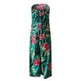 thumbnail image 6 of Baggy Jumpsuits for Women Strapless Tube Top Romper off the Shoulder Casual Jumpsuit Boho Floral Print Wide Leg Jumpsuit My orders, 6 of 6