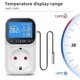 thumbnail image 3 of Digital Temperature Controller Socket Outlet Thermostat with Time Sensor Probe Heating Cooling Switc, 3 of 5