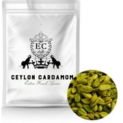 Fresh Ceylon Green Cardamom Pods | Pure Aromatic & Large Pods | Freshly Harvested Seeds | Premium Gourmet Ceylon Spices | Elephant Chateau