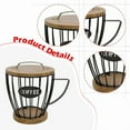 thumbnail image 6 of Coffee Pod Holder Cup Shaped Metal Wire Organizer Storage Basket for Countertop Bar Accessories Kitchen Counter Desktop Home, 6 of 10