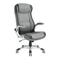 thumbnail image 3 of Silla de Oficina Moderna Gris Silla de Oficina Ejecutiva Ergonómico Cómodo HOMEMAKE FURNITURE ANNISTON, 3 of 8