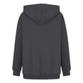 thumbnail image 3 of Sudadera con capucha para mujer, con estampado de Halloween, cuello redondo, manga larga, blusa holgada, blusa de poliéster para hombre, 3 of 6