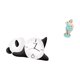 thumbnail image 1 of Reloj de pared con diseño de panda, figura de mujer, bañador, decoración de mesa, tablero de densidad de resina creativo, vidrio, adecuado para sala d, 1 of 8