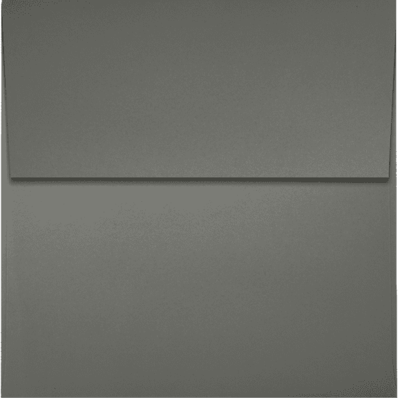 LUXPaper 4 x 4 Square Envelopes, 80 lb. Smoke Gray, 50 Pack