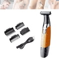 thumbnail image 1 of Wet And Dry Electric Shaver Electric Shaver For Men Rechargeable Wet & Dry Shaver Full Body Washed Wet And Dry Shaver Electric Shaver Cleaner With 4 Interchangeable Cutter Head, Electric Shaver, 1 of 4